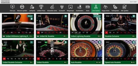 Unibet Casino Screenshot 3