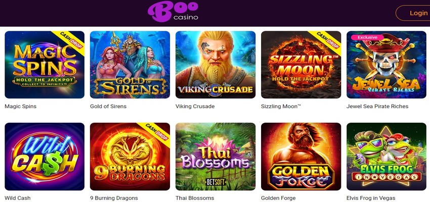 Boo Casino Games