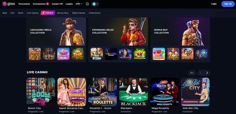 Gioo casino screenshot 3