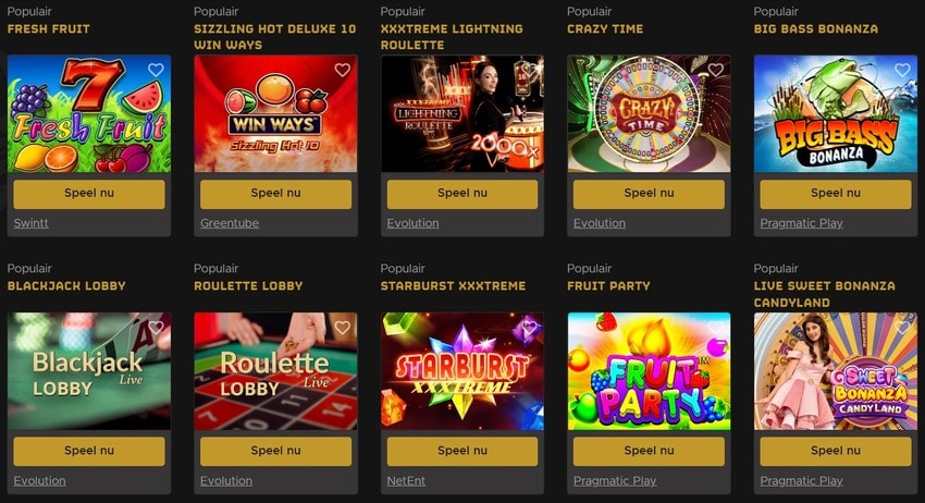 FairPlay Casino Spellen