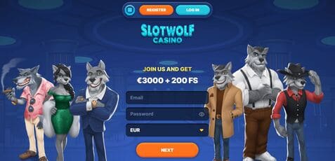 SlotWolf casino screenshot 1