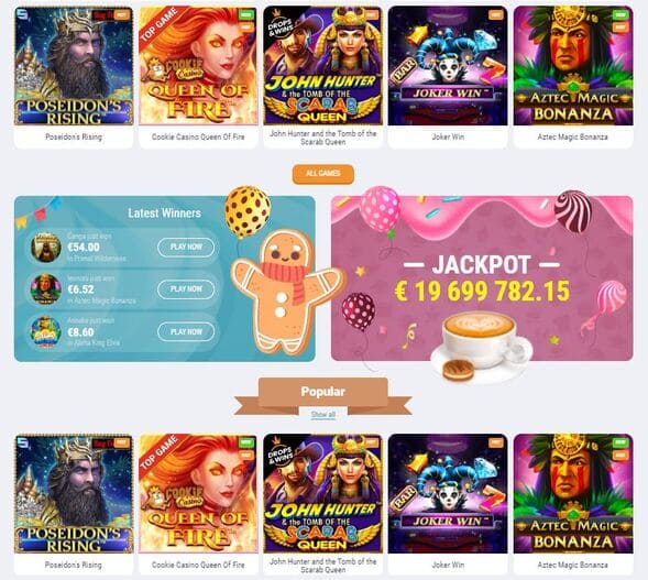 CookieCasino screenshot 2