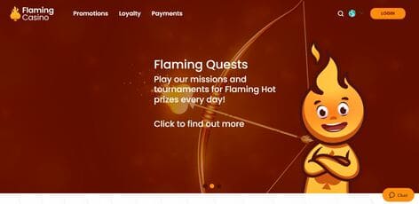 Flaming casino screenshot 1