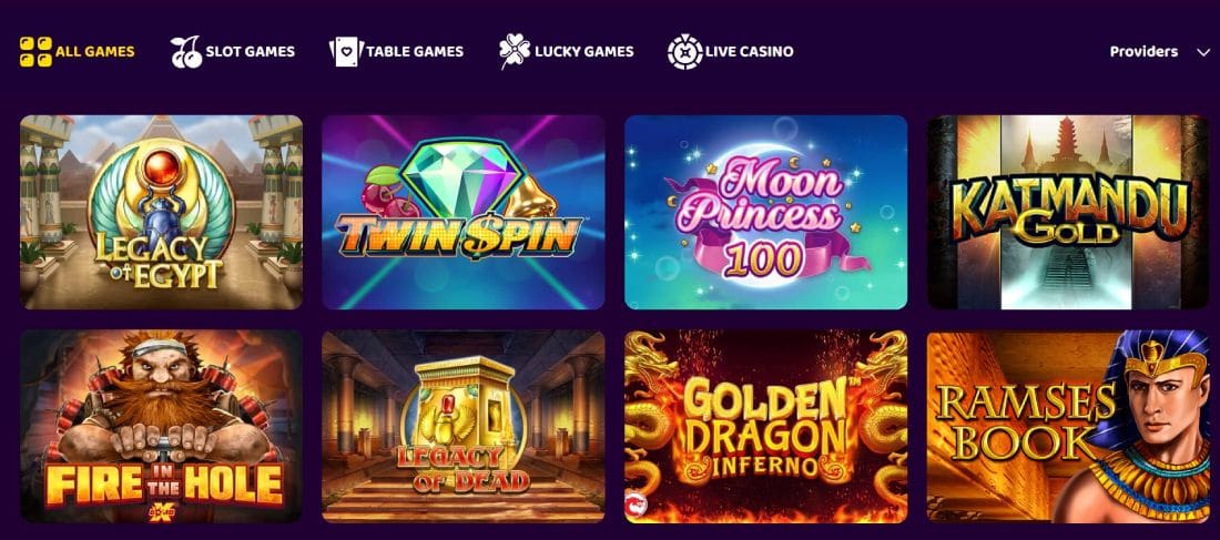 BonusBet Casino Games-lobby