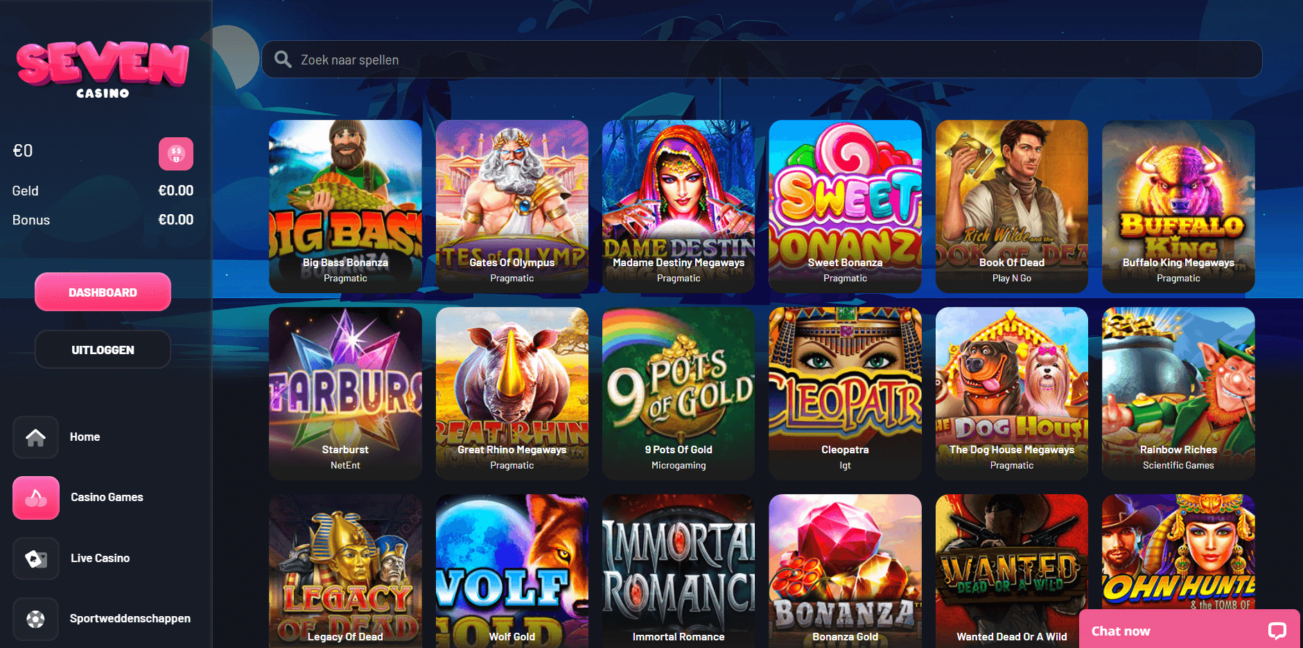 games Seven Casino