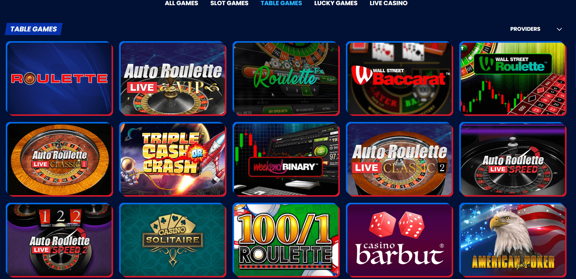 BetNFlix online casino table games