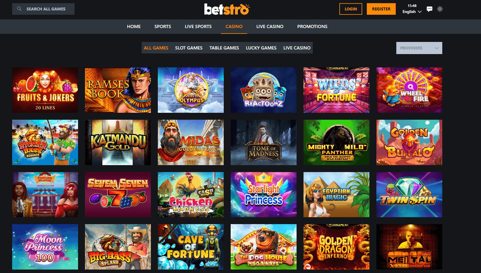 betstro online casino games